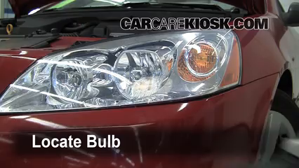 2007 Pontiac G6 3.5L V6 Éclairage Feux de route (remplacer l'ampoule)